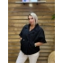 İtalyan Tasarım Düz Desen Keçe Ceket Siyah