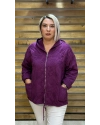 İtalyan Tasarım Nakış İşleme Ceket Mor