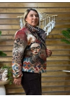 İtalyan Tasarım Frida Dijital Baskı Ceket