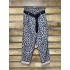 İtalyan Leopar Desen Kemerli Pantolon Vizon