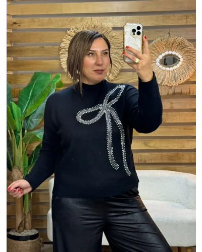 Tasarım İthal Angora Kazak