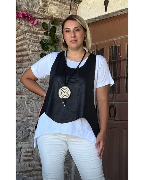 Bluz,Yelek Kolye Takım