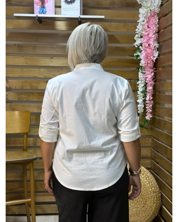 Tasarım Asimetrik Kesim Gömlek