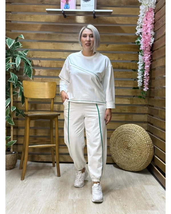 Tasarım Eşofman Takımı Alt ve Üst Yeşil