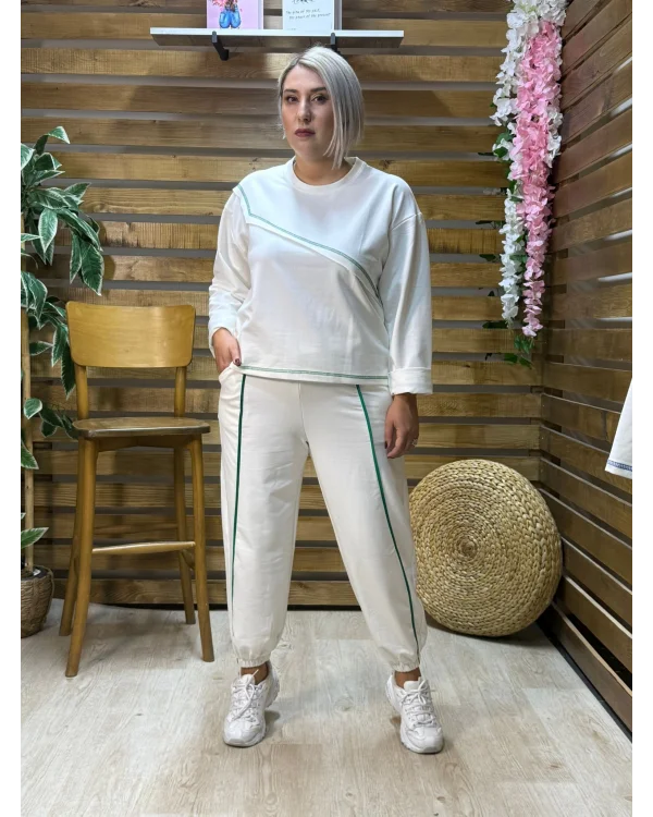 Tasarım Eşofman Takımı Alt ve Üst Yeşil