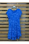 İtalyan Tasarim Batik Elbise Sax