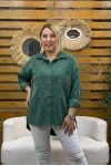 İtalyan Tasarım Gömlek Ceket Yeşil