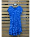 İtalyan Tasarim Batik Elbise Sax