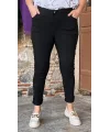 İtalyan Tasarım Full Likralı Sihirli Pantolon Siyah
