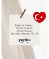 Tasarım Poplin Kumaş Klasik Gömlek Vizon