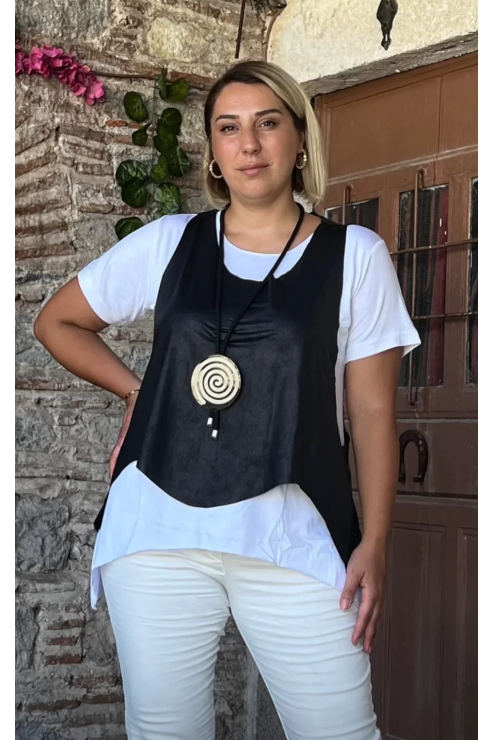 Bluz,Yelek Kolye Takım