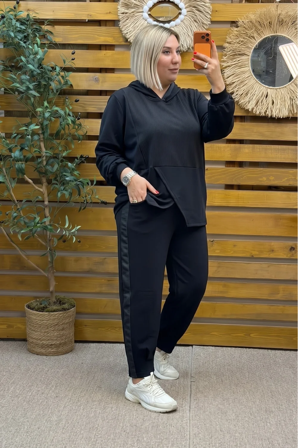 Tasarım İthal Kumaş Takım Siyah