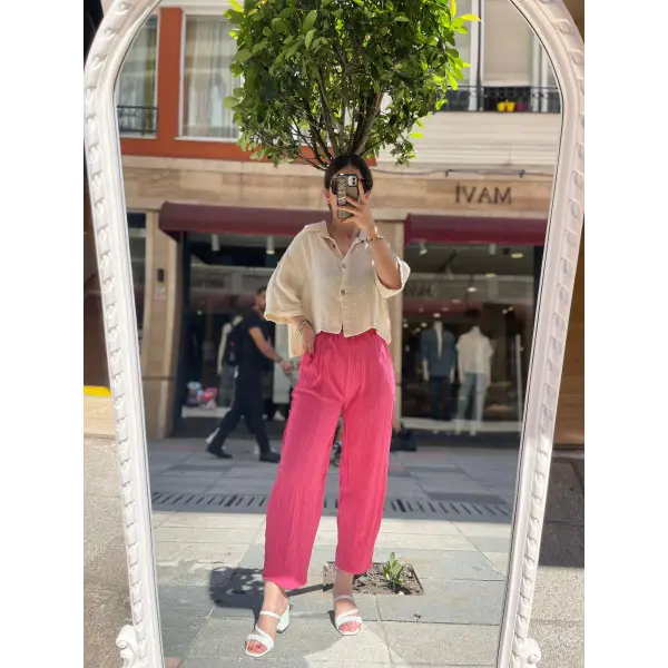 Ağaç kabuğu pantolon