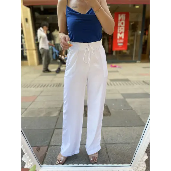 Beli Lastikli Palazzo Pantolon