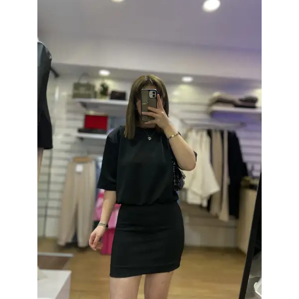 Double vatkalı sty elbise