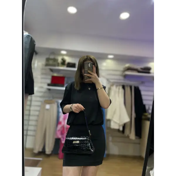 Double vatkalı sty elbise