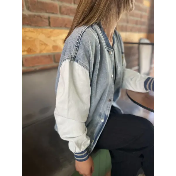 EDG Nakışlı Denim Ceket