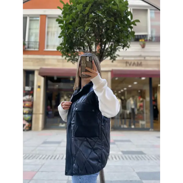 Kapitone Tasarım Yelek