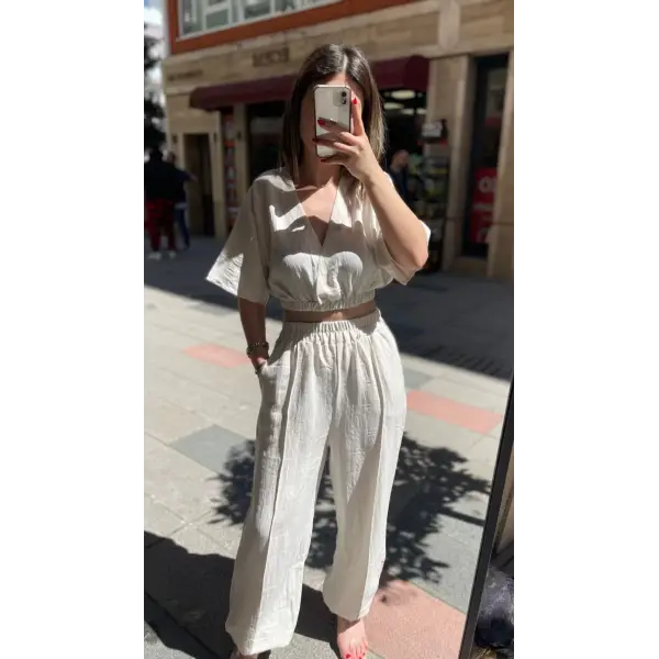 Keten Paçası Lastikli Takım