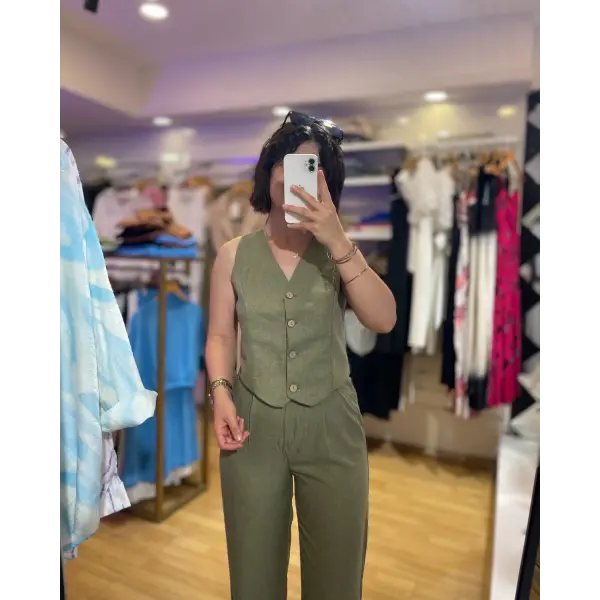 Keten yelekli takım