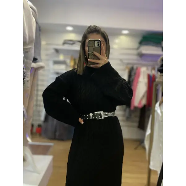 LP Triko uzun elbise