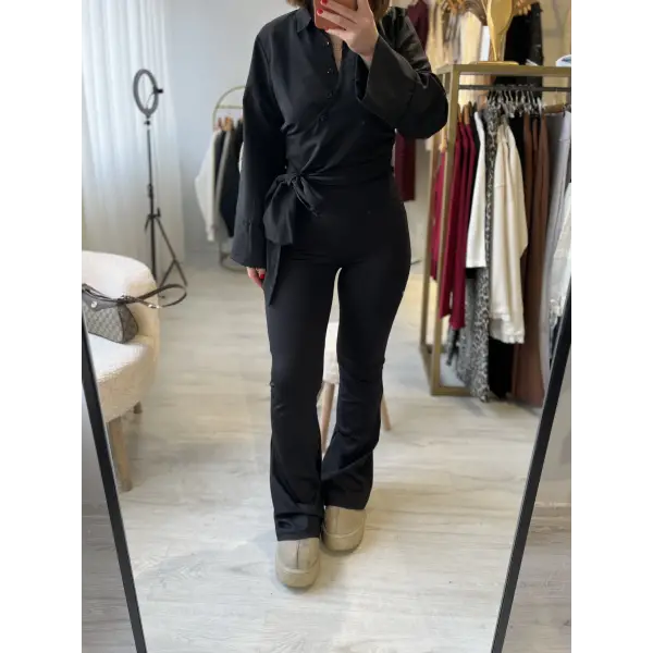 Orj marka İspanyol paça toparlayıcı pantolon