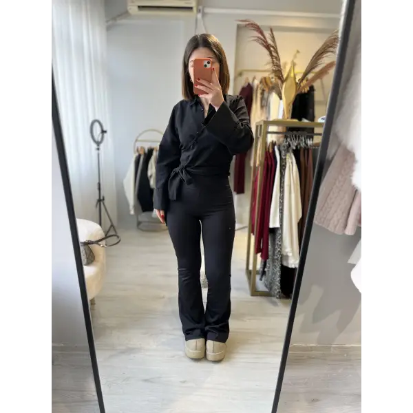 Orj marka İspanyol paça toparlayıcı pantolon