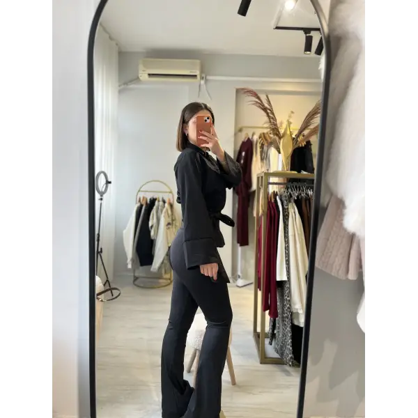 Orj marka İspanyol paça toparlayıcı pantolon