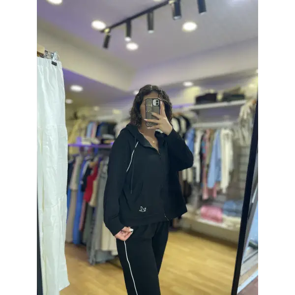 orj marka kuş nakışlı modal eşofman takımı