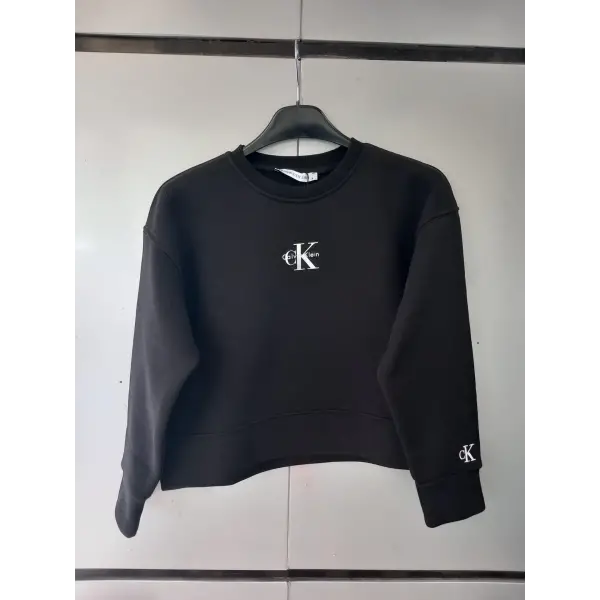 Orj marka nakışlı şardonlu sweat