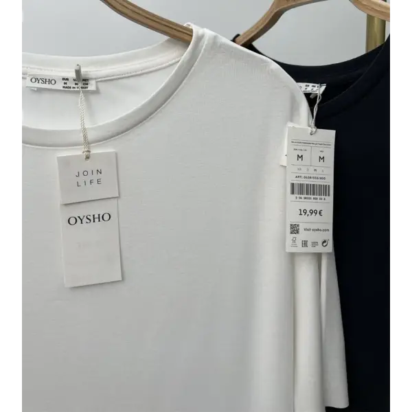 Oysho bisiklet yaka basic