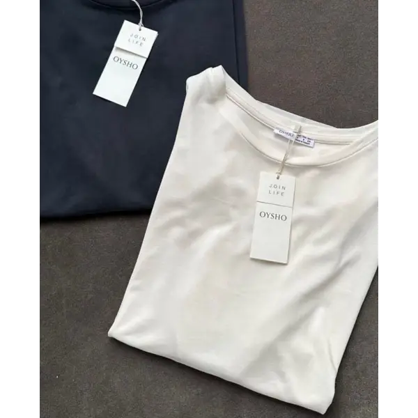 Oysho bisiklet yaka basic