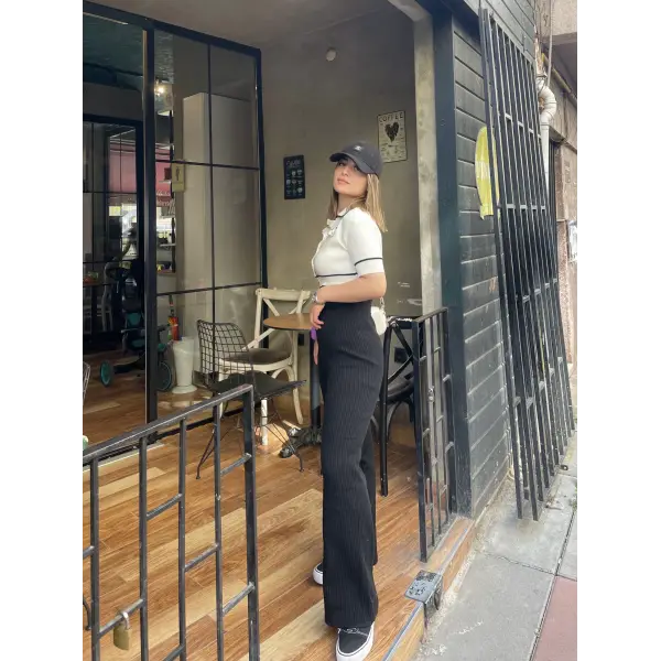 Siyah Triko Pantolon