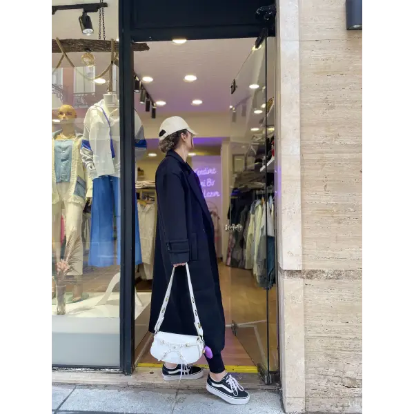 Yeni sezon Oversize premium siyah kaban