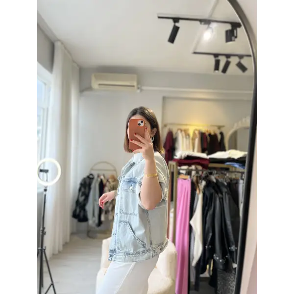 Yeni sezon premium denim yelek