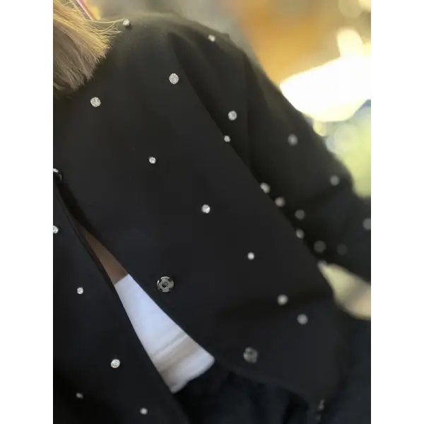 Yumoş Taşlı Ceket&Hırka