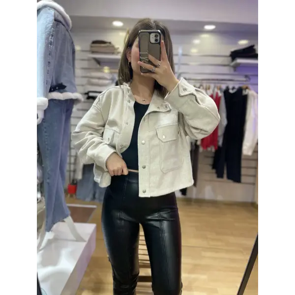 Yumuşak Kaşe Ceket