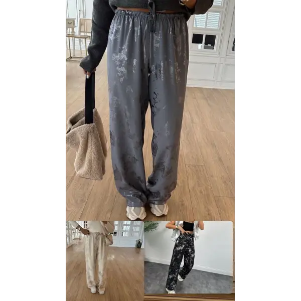 ZR Varaklı Beli Lastikli Palazzo