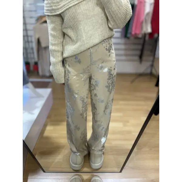 ZR Varaklı Beli Lastikli Palazzo