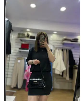 Double vatkalı sty elbise