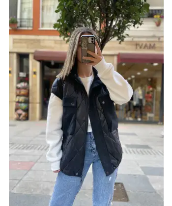 Kapitone Tasarım Yelek