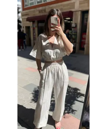 Keten Paçası Lastikli Takım