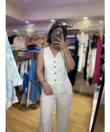 Keten yelekli takım