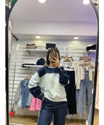 KLN Tasarım Denim Detaylı İkili Takım