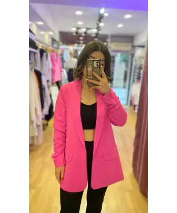 Kol Büzgülü Blazer Ceket