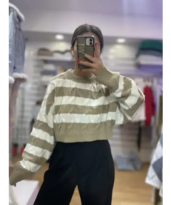 More Örgü Crop&Kazak