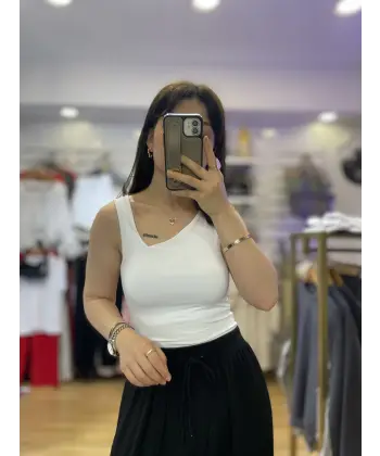 Orj marka asimetrik yaka basic