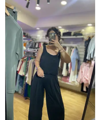 Orj marka Modal kumaş antrasit tulum