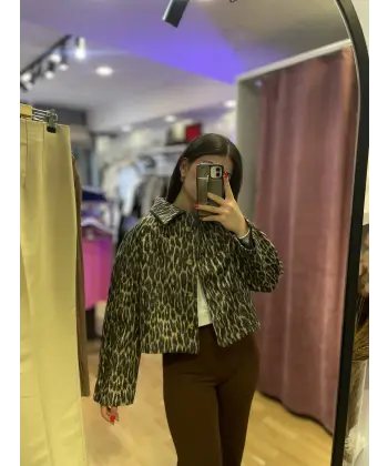 Orj marka model leopar astarlı ceket