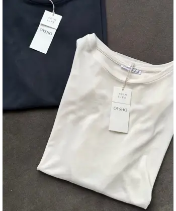 Oysho bisiklet yaka basic